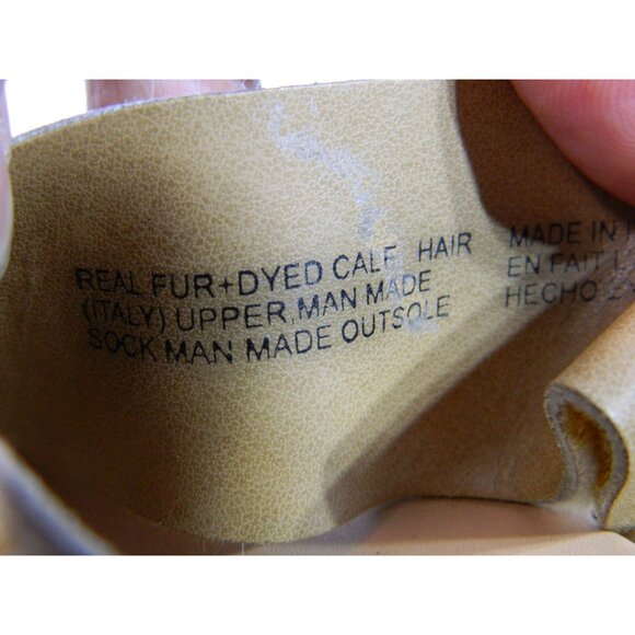 Seychelles Womens Cowhide Leather Sandals Size 7.5 Made In Italy Brown Tan Cow - Picture 12 of 14